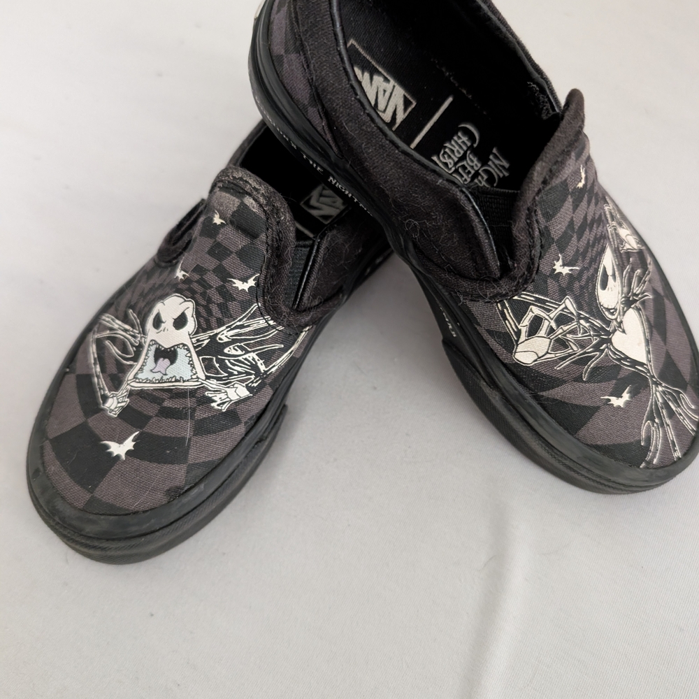 Vans Kids Black Slip-On Shoes